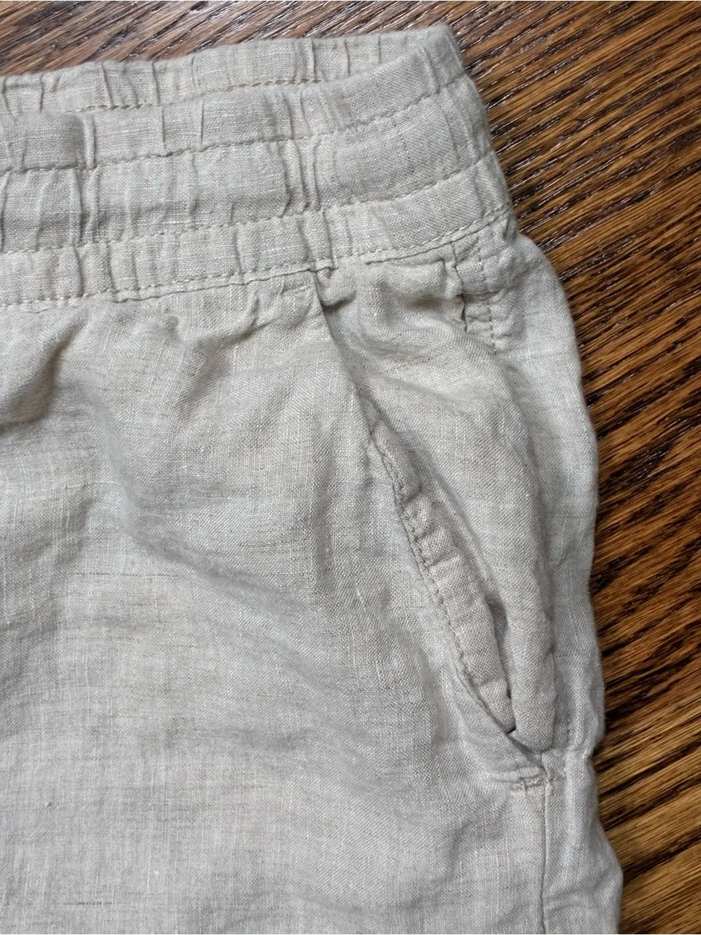 H&M linen drawstring pants